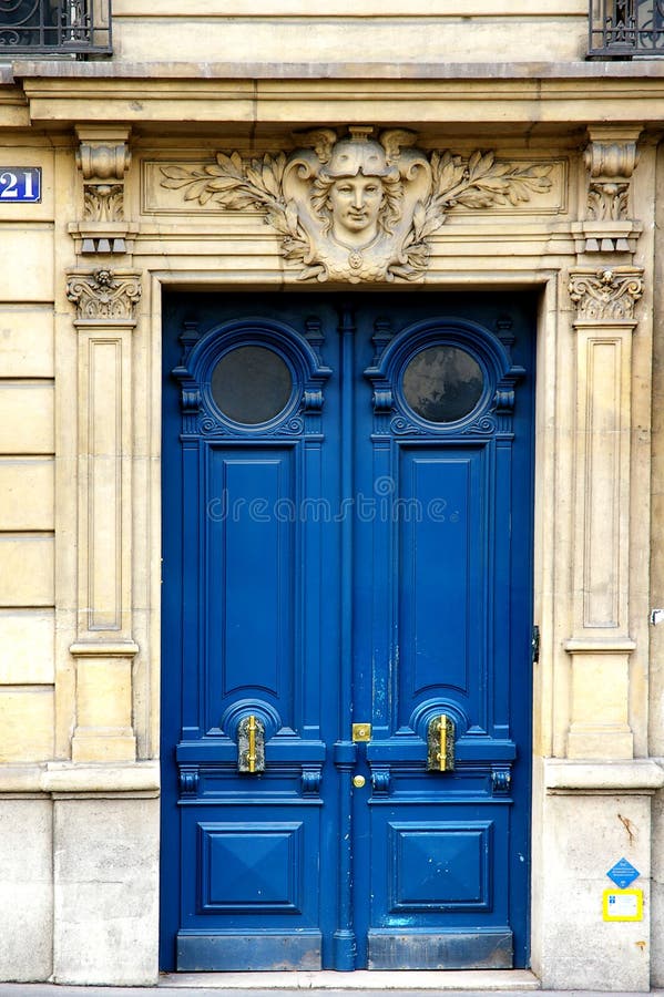 Grunge Painted Art Deco Door Stock Photo Image of facade, restricted
