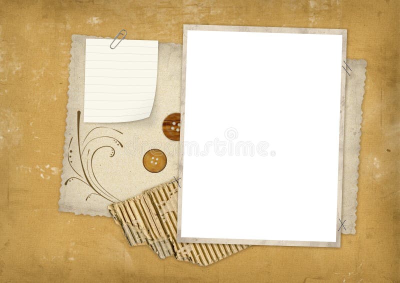 Grunge paper texture scrap