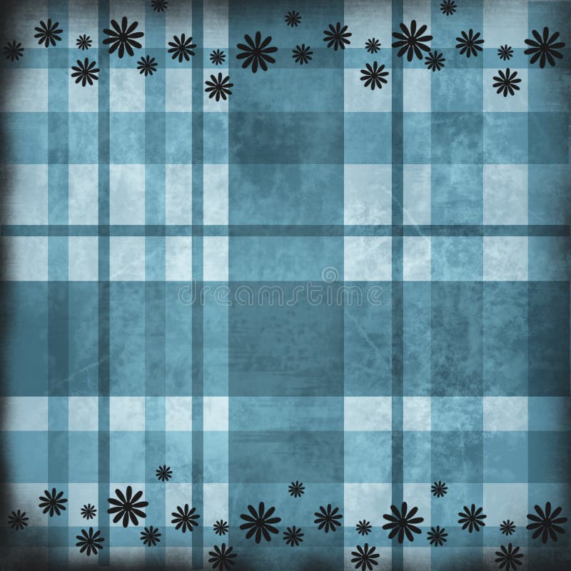 Grunge plaid pattern