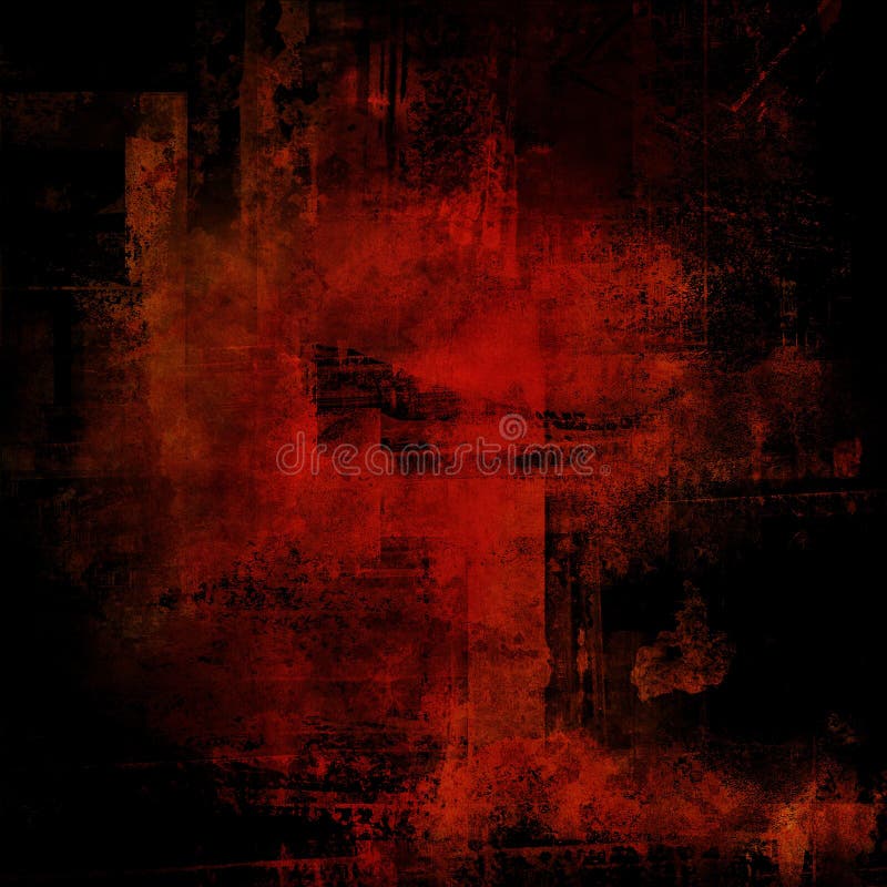 Grunge red and black background