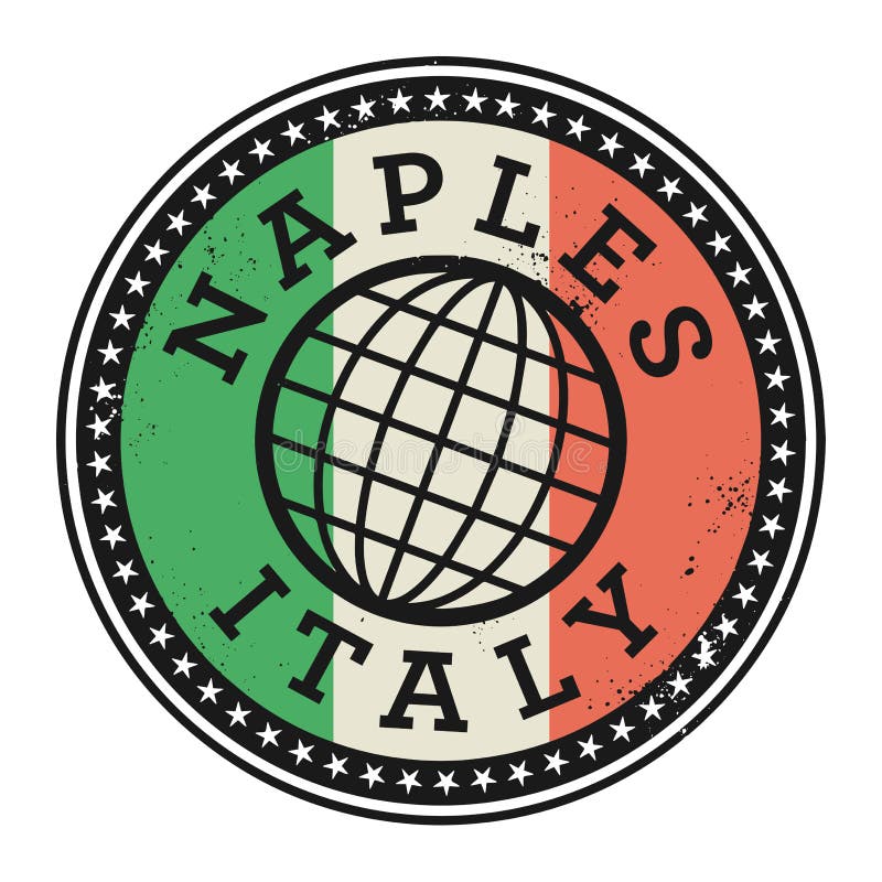 Grunge Rubber Stamp With The Text Naples Italy Stock Vector