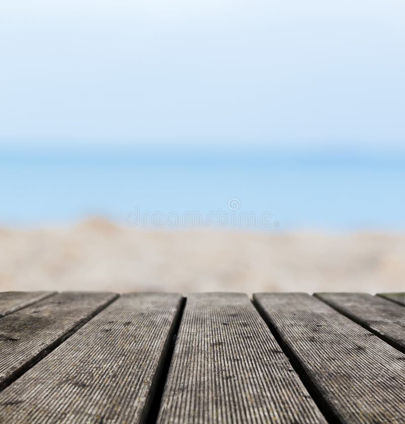 Grunge Rustic Wood Boards On The Beach. Ocean Stock Image Image 38638283