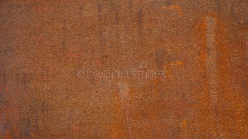 Grunge rusty orange brown metal corten steel stone background texture