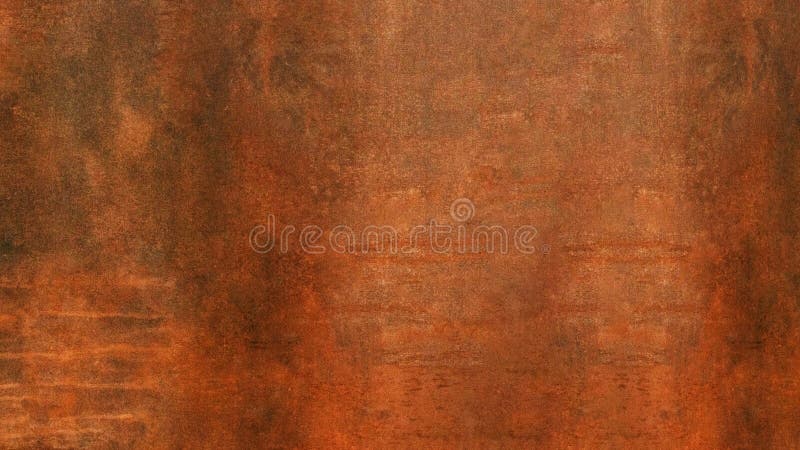 Grunge rusty scratchedorange brown metal corten steel stone background texture