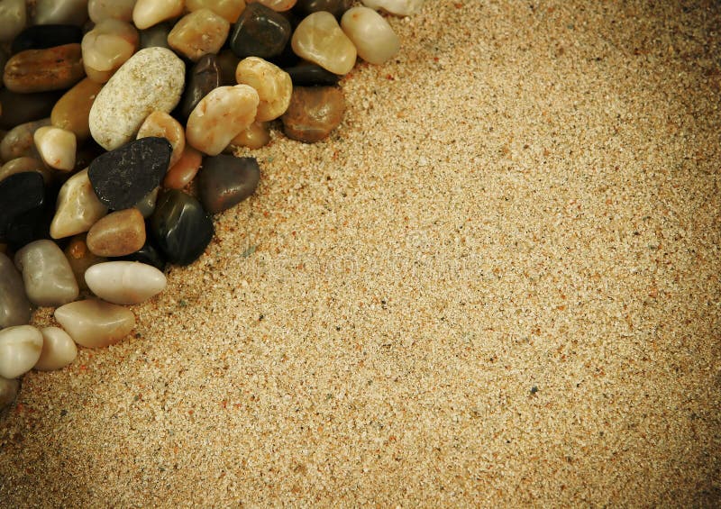 Grunge sand and rocks background