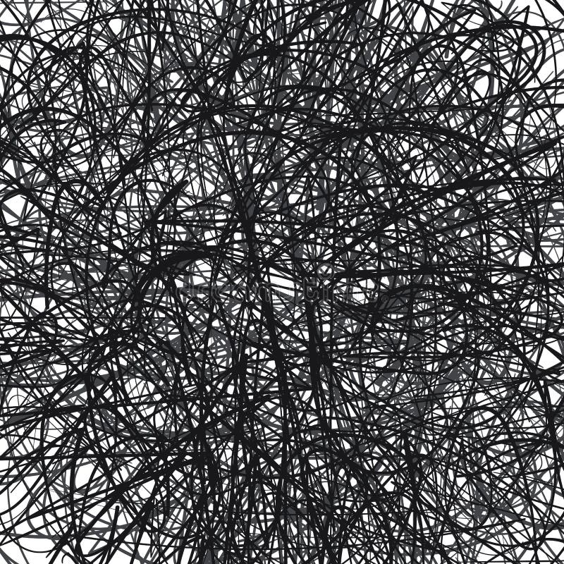Grunge scribble texture for your design royalty free illustration
