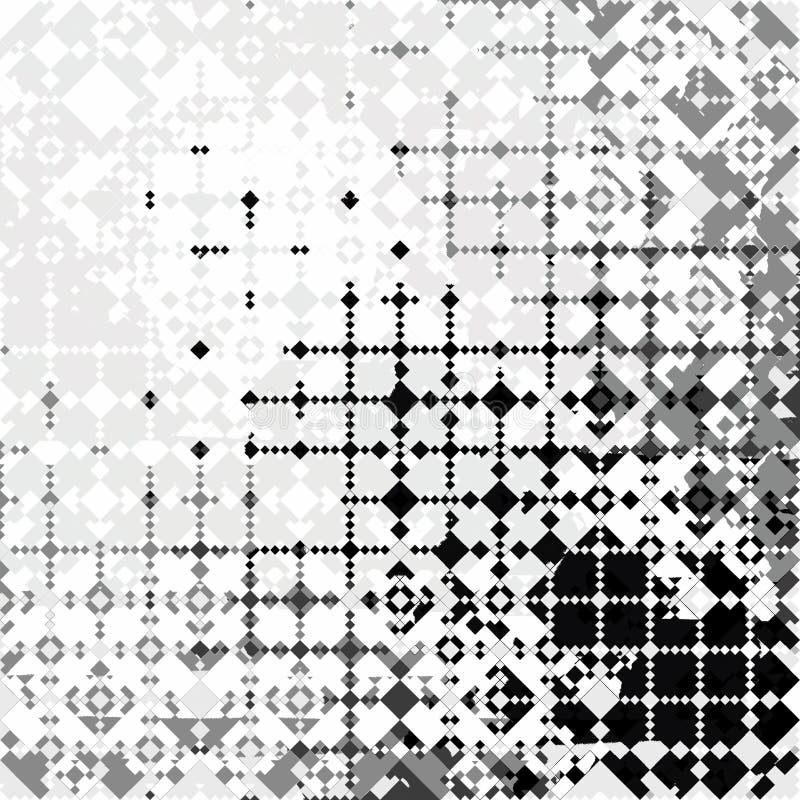 Grunge squares pattern