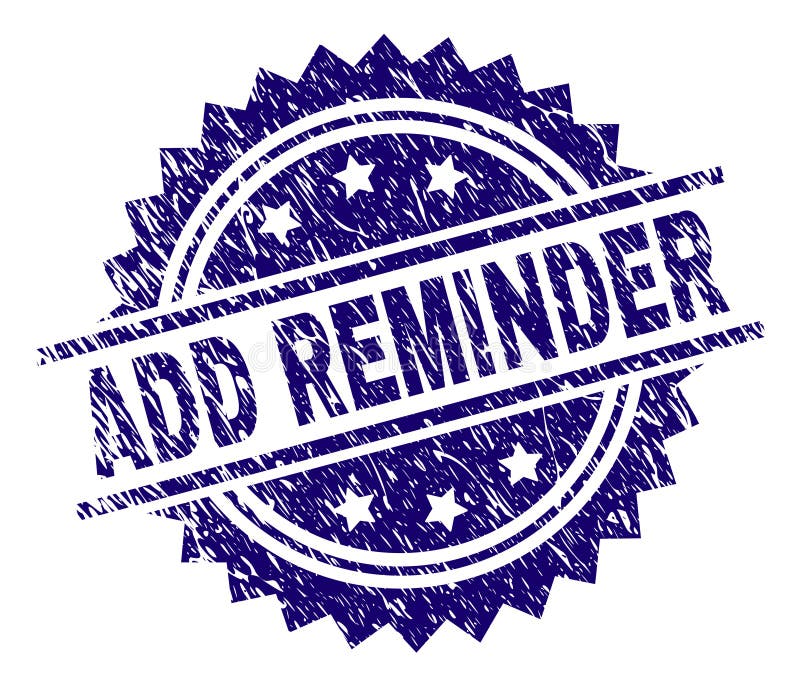 add reminder add reminder
