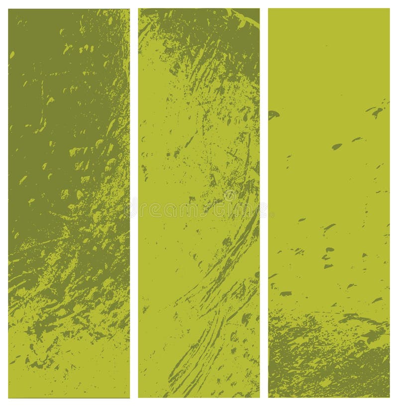 Grunge textured banners royalty free illustration