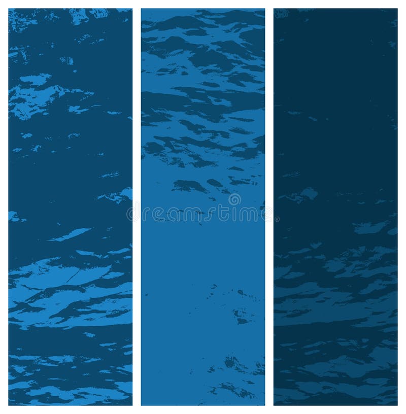 Grunge textured banners stock illustration