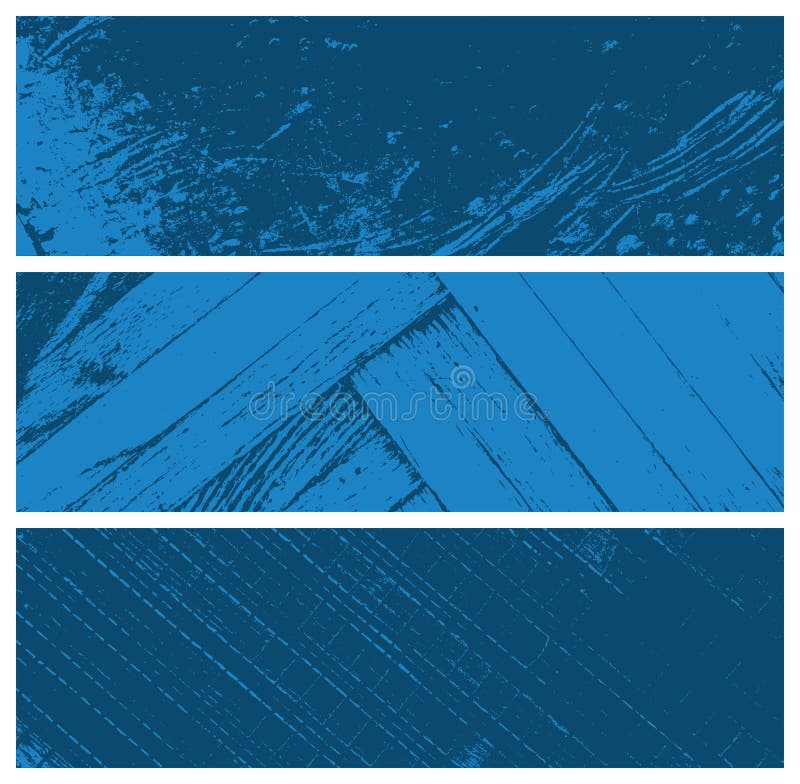 Grunge textured banners vector illustration