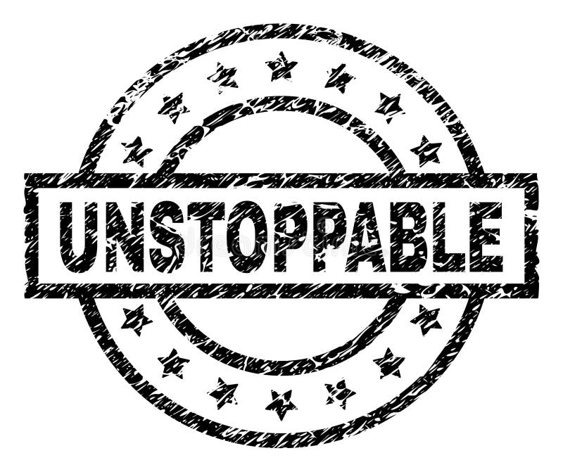 Unstoppable rubber stamp Royalty Free Vector Image