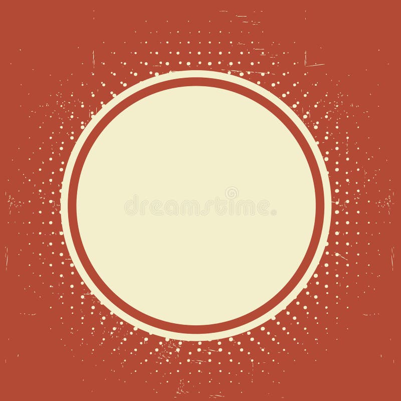 Grunge textured vintage label vector illustration