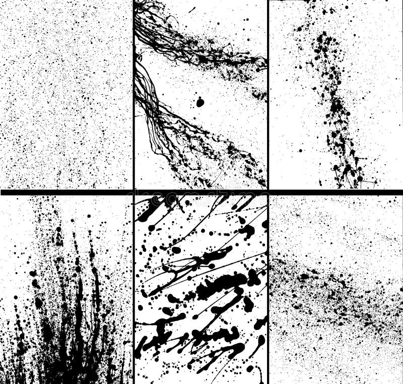 Grunge textures set stock vector. Illustration of artistic 52452241