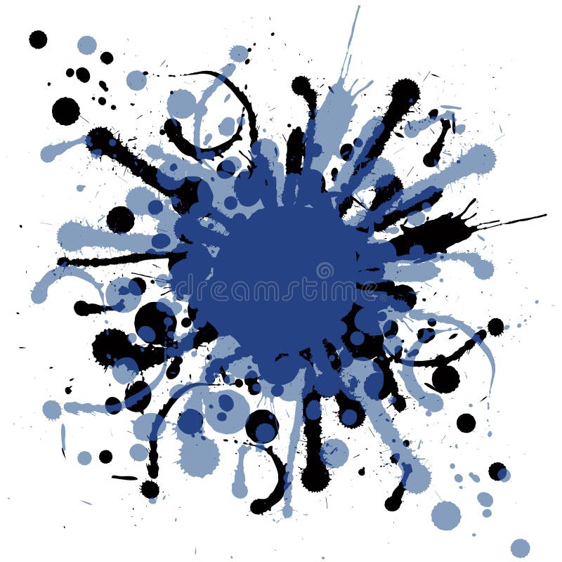 Grunge Tinte splat. lizenzfreie abbildung Grunge Tinte splat. lizenzfreie abbildung