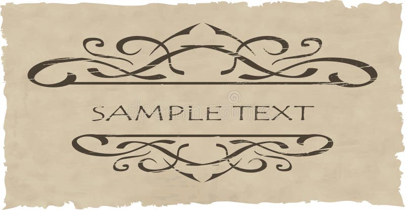 Grunge vector ornate and frame