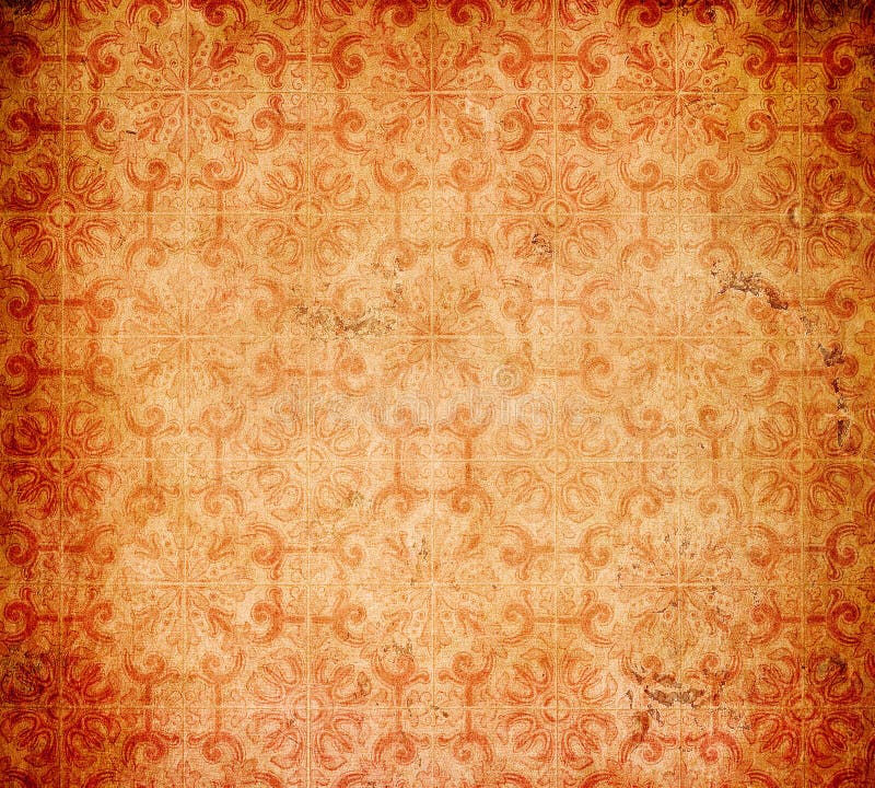 Vintage wallpaper stock illustration. Illustration of aged 3085299