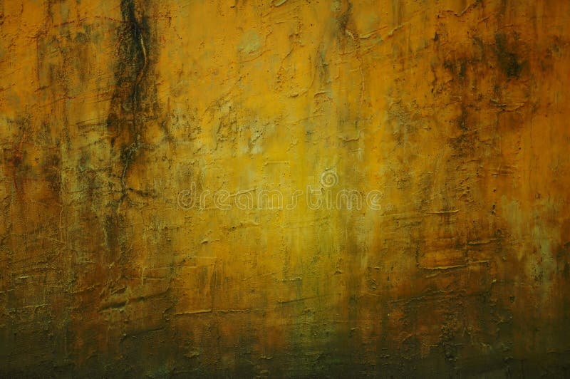 Grunge yellow wall texture