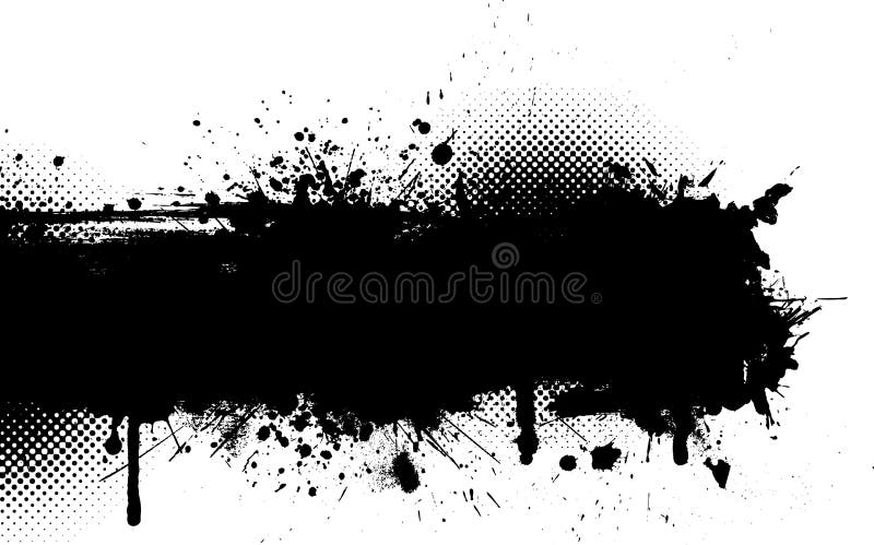 Ink splat grunge style background. Ink splat grunge style background