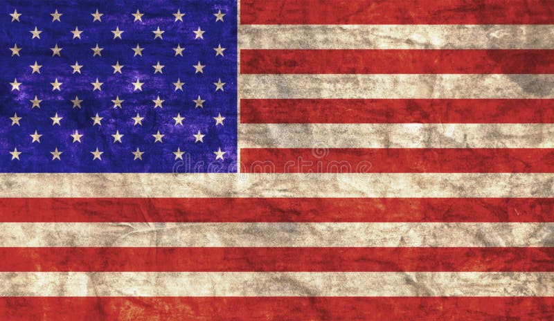 grungy amerikanska flaggan