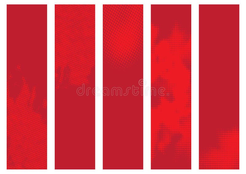 Grungy banners vector