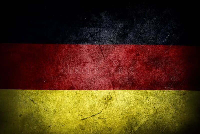Grungy-Deutsche Flagge lizenzfreie stockbilder Grungy-Deutsche Flagge lizenzfreie stockbilder