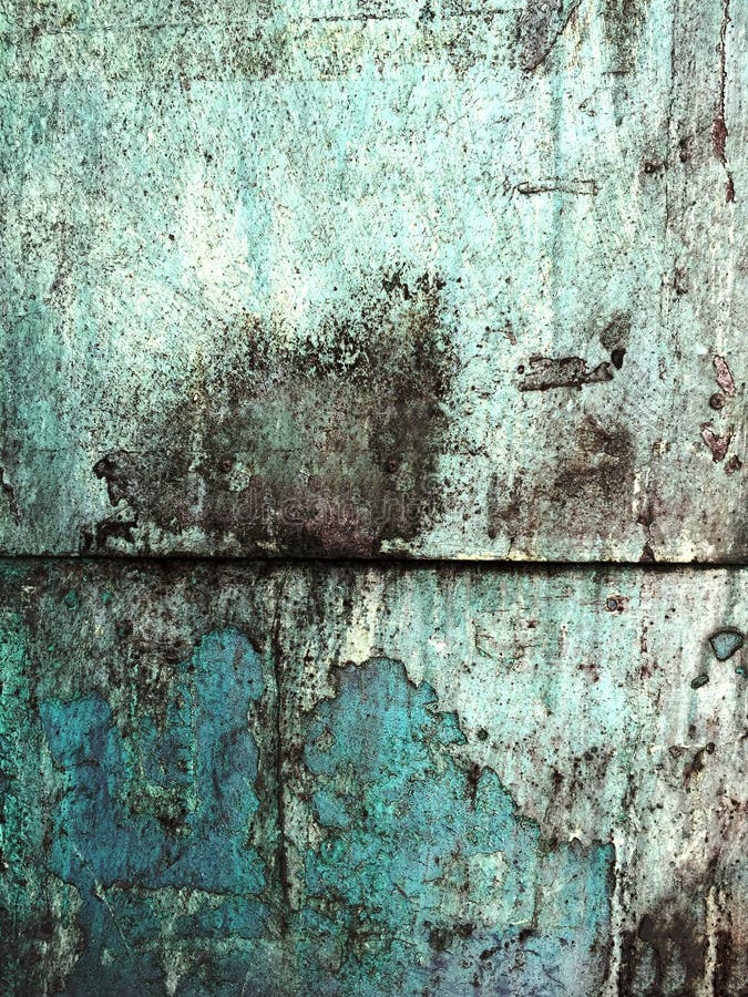 Grungy Dirty Green and Blue Wall Stock Image - Image of blue ...