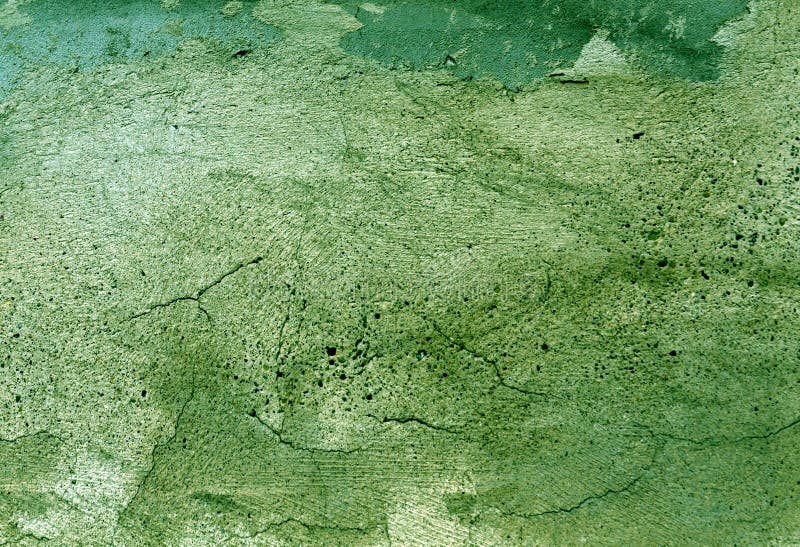 Grungy Green Color Cement Wall Surface Stock Image - Image of concrete