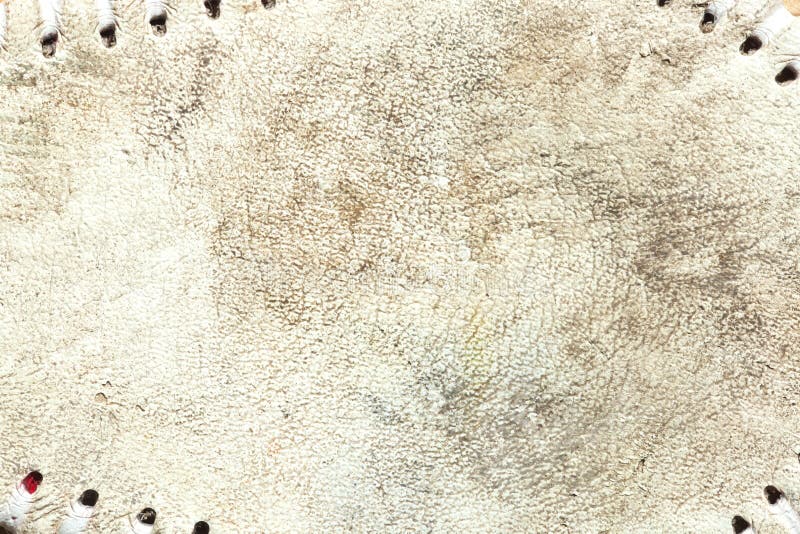 Grungy Leather Texture of a Used Baseball Stock Image Image of people