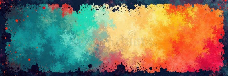 Grungy square stencil frame, distressed edges, dirty texture , square, ink vector illustration