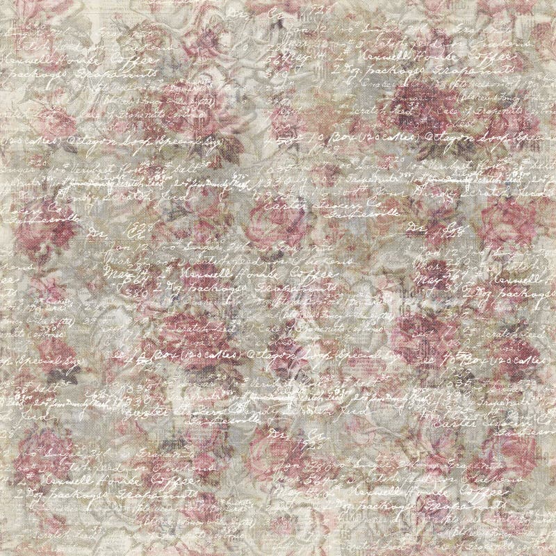 Grungy vintage rose flower botanical wallpaper background repeat royalty free illustration Grungy vintage rose flower botanical wallpaper background repeat royalty free illustration