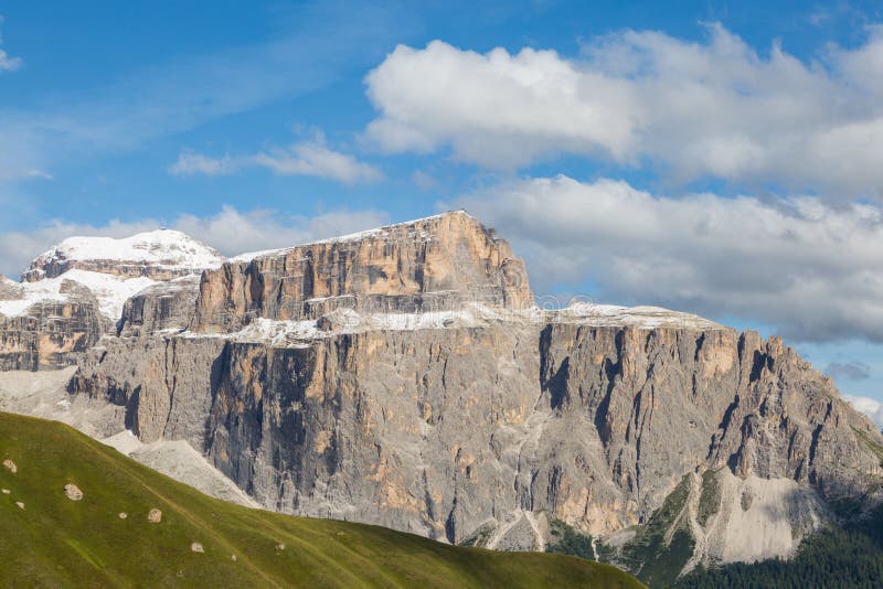 Grupa Piz Boe z Selli w Dolomites zdjęcie royalty free Grupa Piz Boe z Selli w Dolomites zdjęcie royalty free
