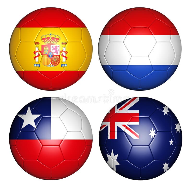 Bola De Visão Superior Com Espanha Vs. Partida De Bandeiras Da Costa Rica  No Campo De Futebol Verde Ilustração Stock - Ilustração de bandeira, grupo:  214320123