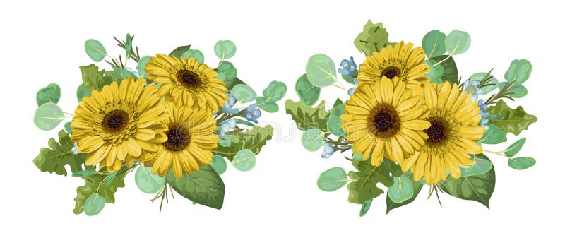 Grupo da ilustração da aquarela de moldes do ramalhete para o inv do casamento ilustração stock Grupo da ilustração da aquarela de moldes do ramalhete para o inv do casamento ilustração stock