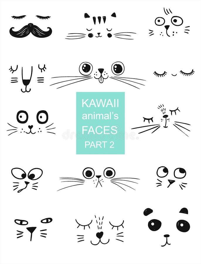 Teste Padrão Dos Gatos Da Garatuja De Kawaii Fundo Animal Bonito Grande  Para O Livro Para Colorir, O Envolvimento, Imprimir, a Te Ilustração do  Vetor - Ilustração de cartoon, divertimento: 143706077