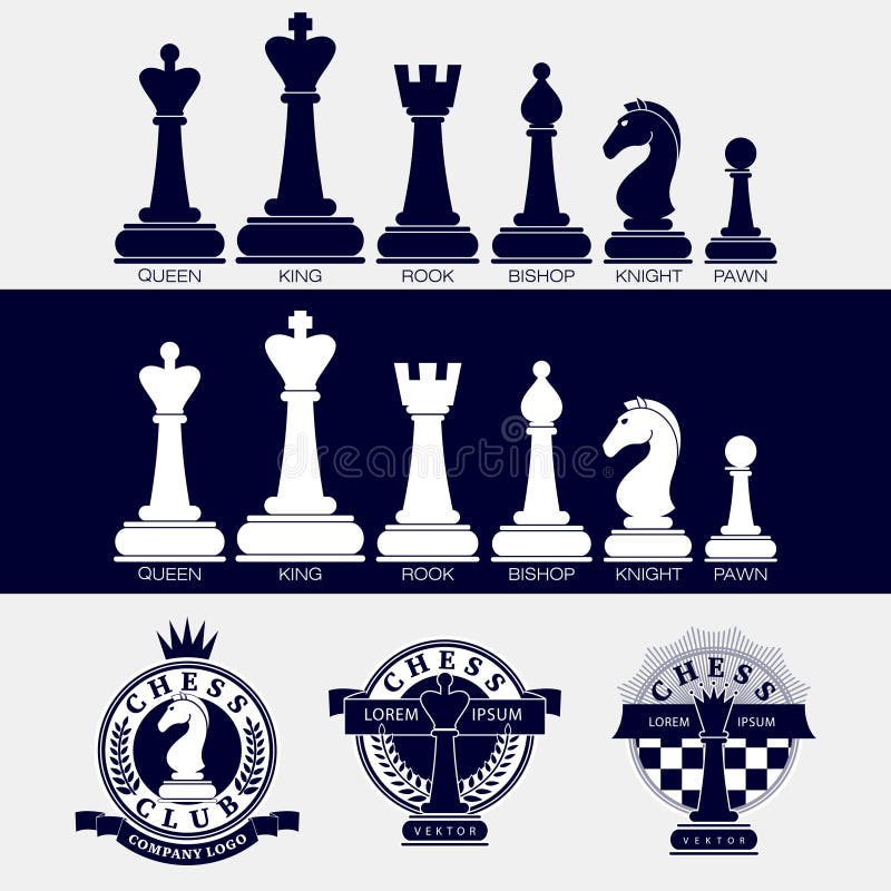 Vetores de Rei Bispo Castelo Campeonato Do Jogo De Xadrez Emblema Símbolo e  mais imagens de Logotipo - iStock