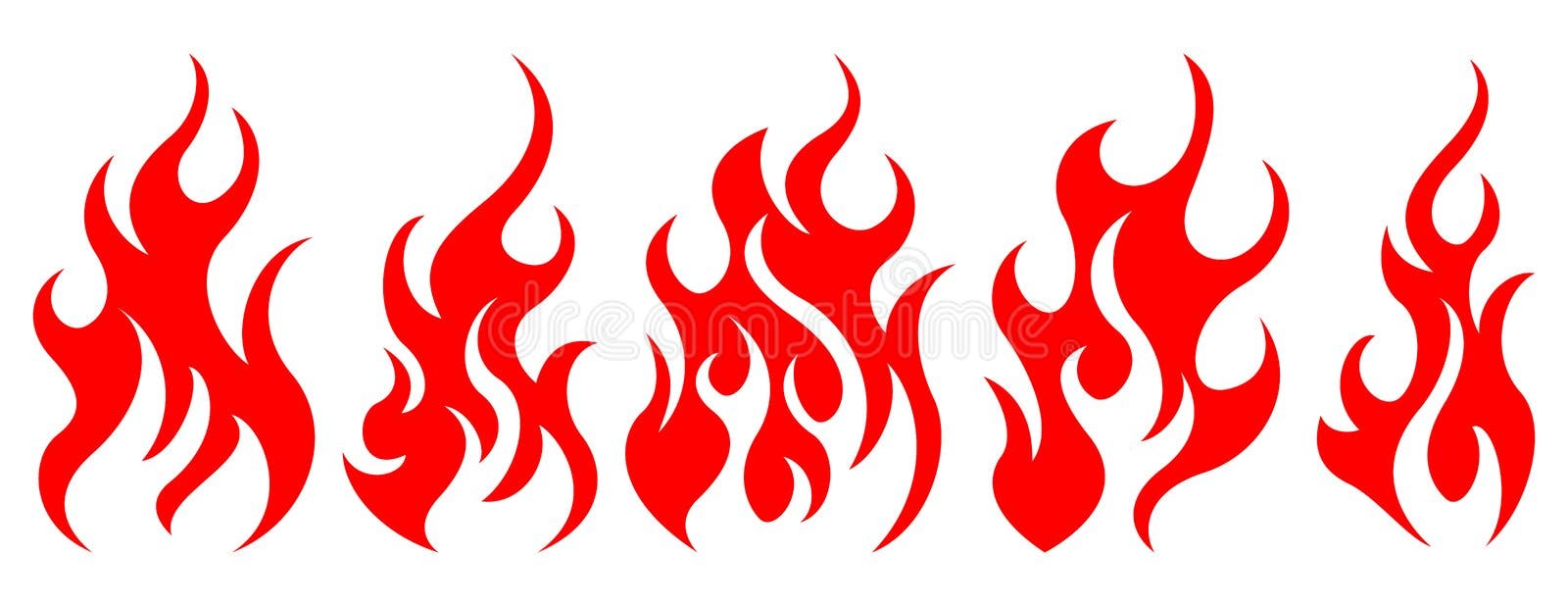 Elementos Do Projeto Do Fogo Do Vetor Ilustração do Vetor - Ilustração de  flama, isolado: 116565959