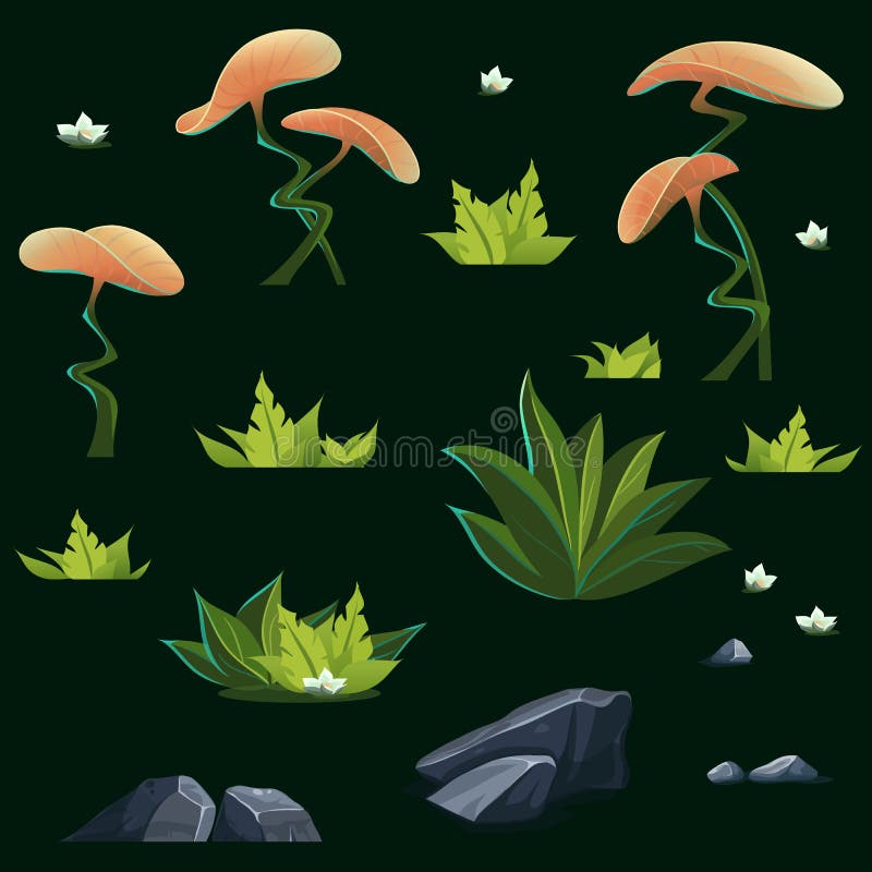 Grupo de elementos isolados diferentes ilustração royalty free Grupo de elementos isolados diferentes ilustração royalty free