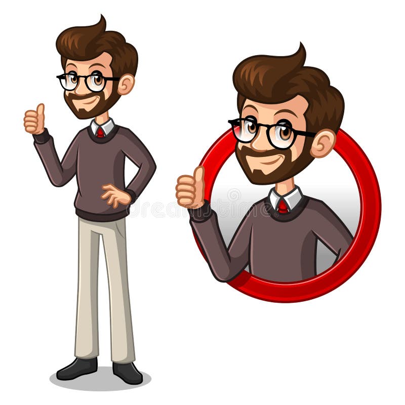 Grupo de homem de negócios do moderno dentro do conceito do logotipo do círculo ilustração royalty free Grupo de homem de negócios do moderno dentro do conceito do logotipo do círculo ilustração royalty free