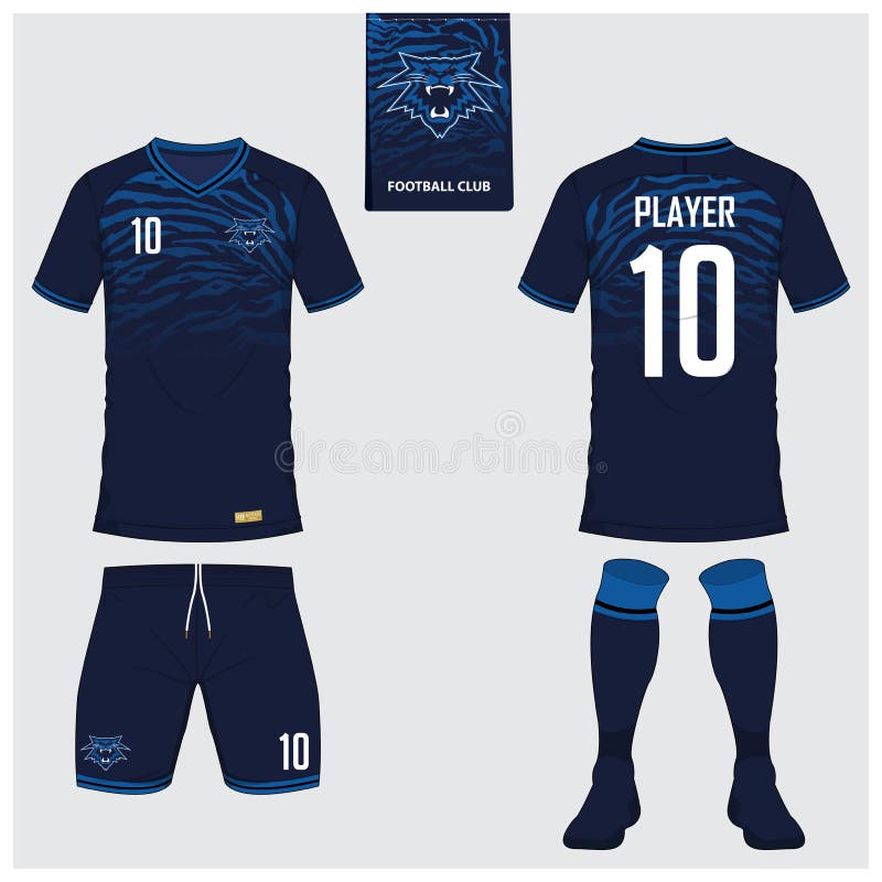 Grupo de jogo do futebol ou de molde do jérsei do futebol Logotipo liso do futebol Uniforme dianteiro e traseiro do futebol da vi ilustração do vetor Grupo de jogo do futebol ou de molde do jérsei do futebol Logotipo liso do futebol Uniforme dianteiro e traseiro do futebol da vi ilustração do vetor