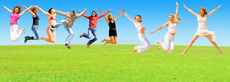 Grupo de juventude imagens de stock Grupo de juventude imagens de stock