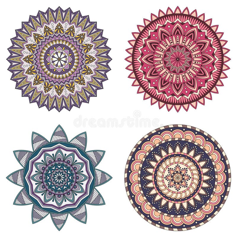 Mandala para colorir. padrão de vetor redondo com elementos decorativos.  decoração para livro, design, ilustração, jogos, relaxamento e meditação.  página para colorir