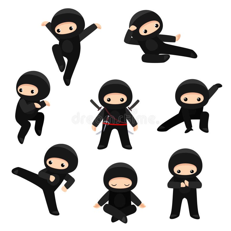 Ninja De Corrida Cat Animation Sprite Ilustração Stock - Ilustração de  morrer, mascote: 50451495