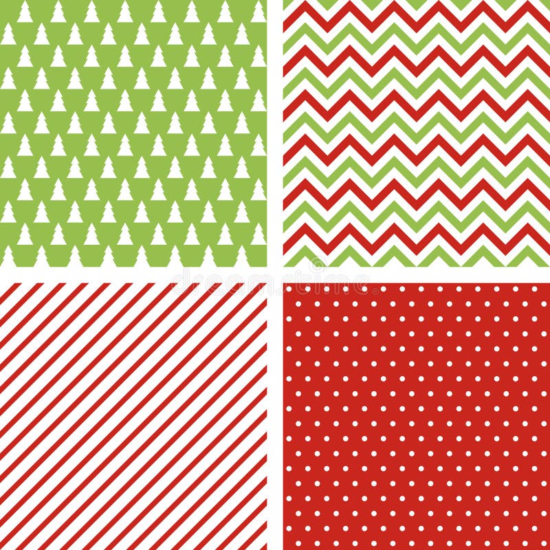 Grupo de testes padrões abstratos sem emenda Fundos do Natal ilustração do vetor Grupo de testes padrões abstratos sem emenda Fundos do Natal ilustração do vetor