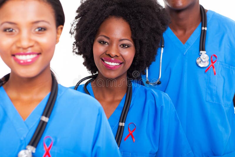 AIDS africano dos cuidados médicos