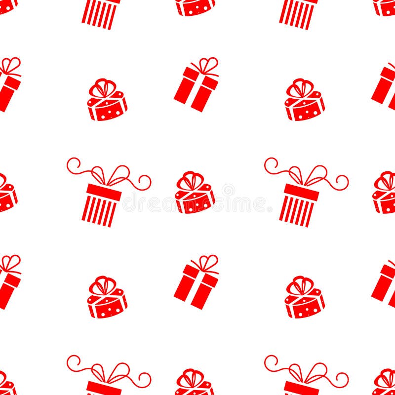 Grupo de ícone da caixa de presente do Natal do vetor isolado no fundo branco ilustração do vetor Grupo de ícone da caixa de presente do Natal do vetor isolado no fundo branco ilustração do vetor