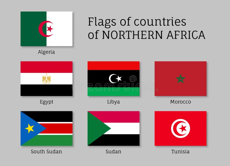 Bandeira dos Países da África