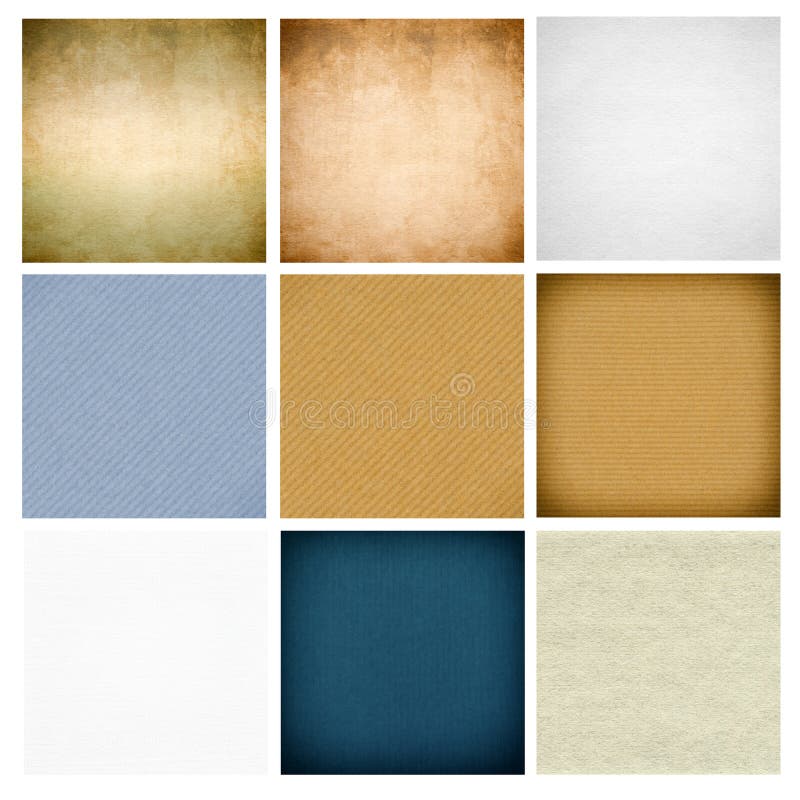 Conjunto de fundos de papel foto de stock royalty free