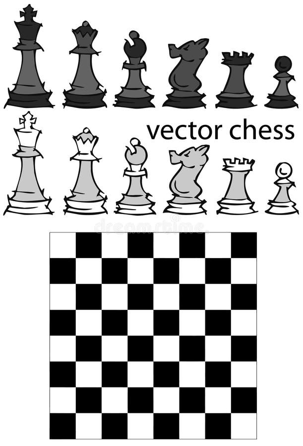 Rei Pieces Checkmate Da Xadrez Ilustração Stock - Ilustração de fundo,  cavaleiro: 79191999