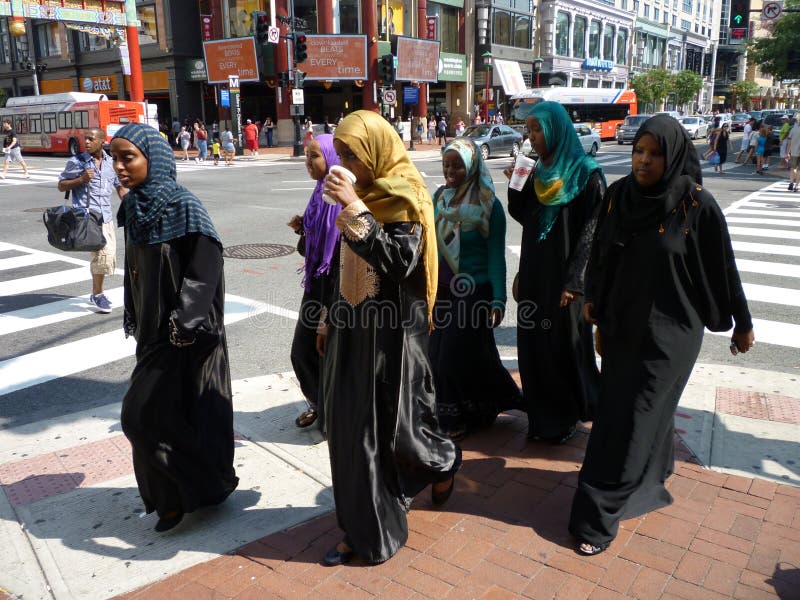 Grupo de Mulheres Muçulmanas imagem de stock royalty free